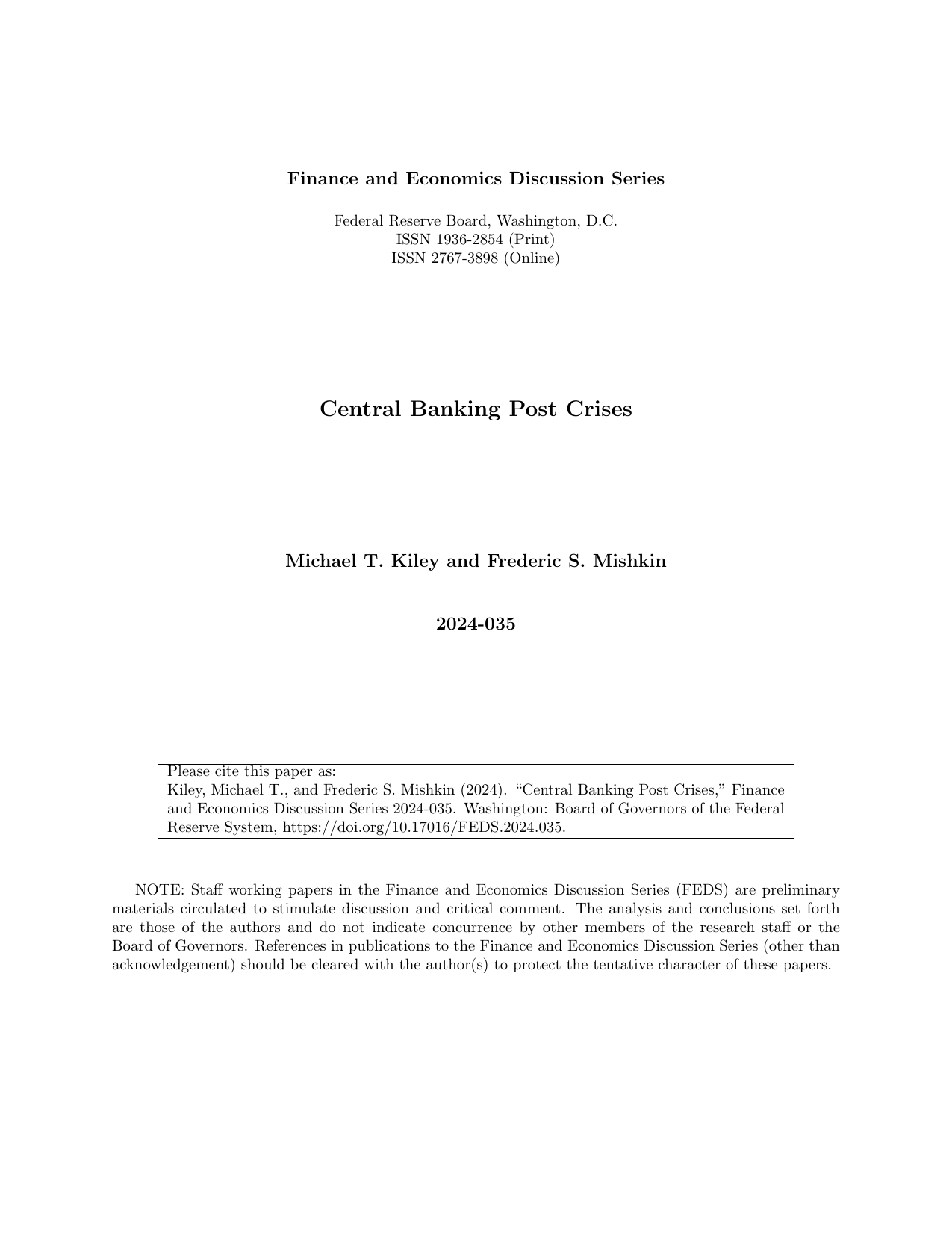 美联储-危机后的中央银行（英）.pdf
