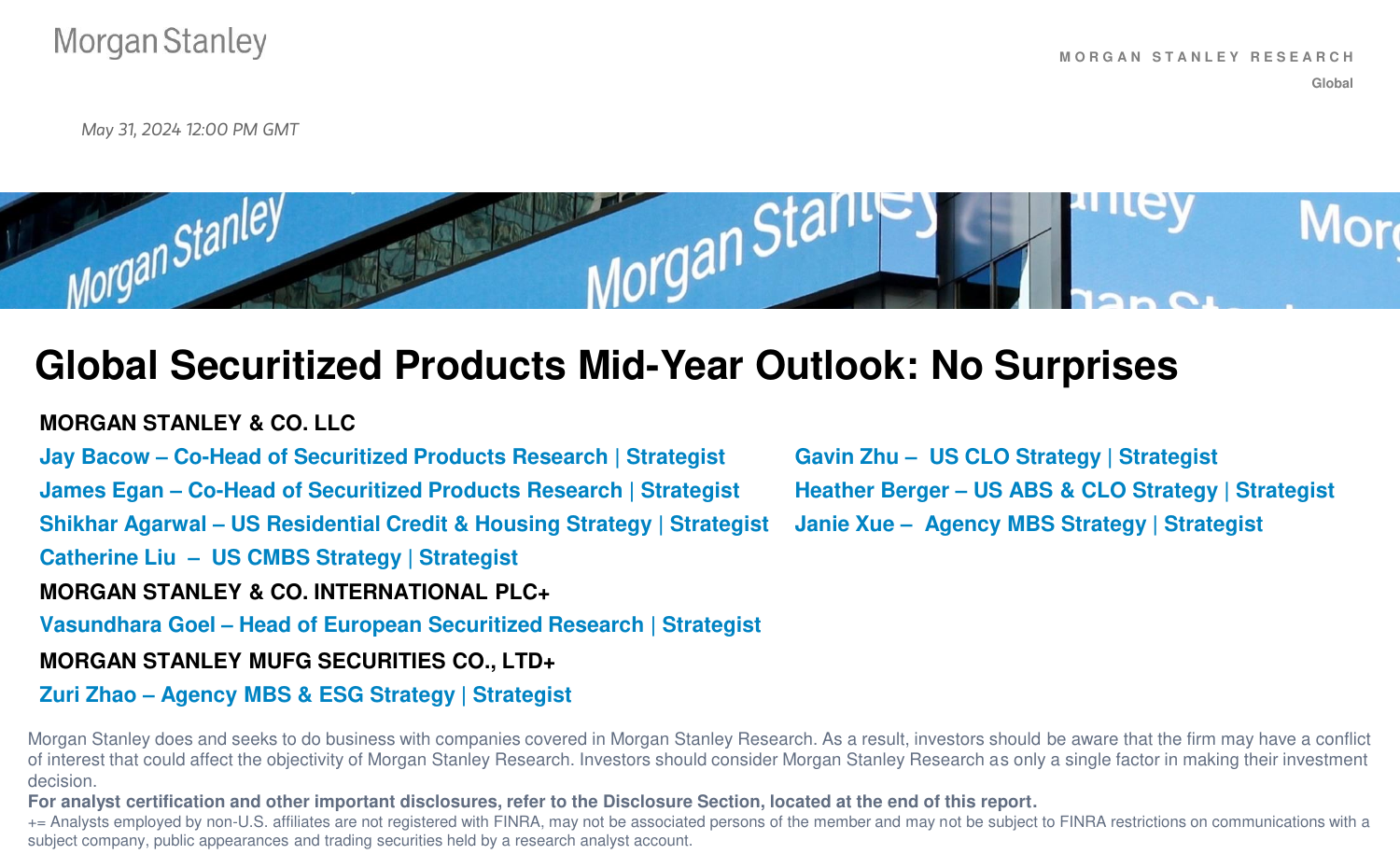 Morgan Stanley Fixed-Mid-Year Outlook 2024 Global Securitized Products Mid-Year ...-108467811.pdf
