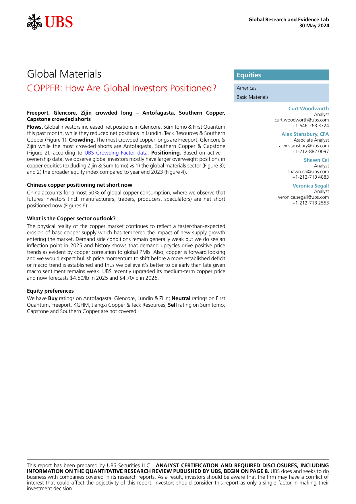 UBS Equities-Global Materials _COPPER How Are Global Investors Positione...pdf