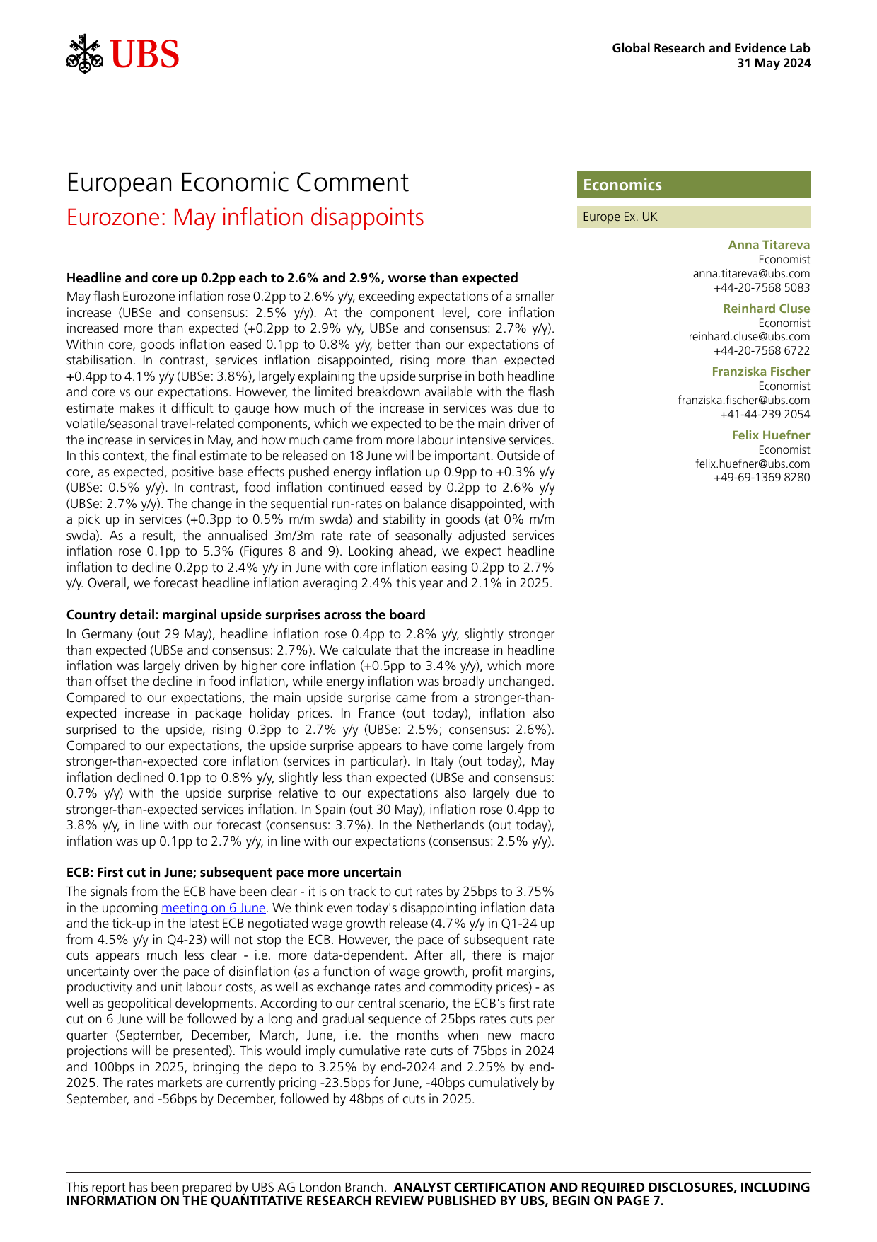 UBS Economics-European Economic Comment _Eurozone May inflation disappoin...-108466919.pdf